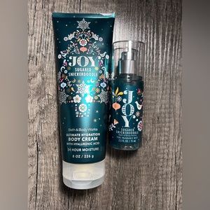 Bath and Body Works Joy Sugared Snickerdoodle Set